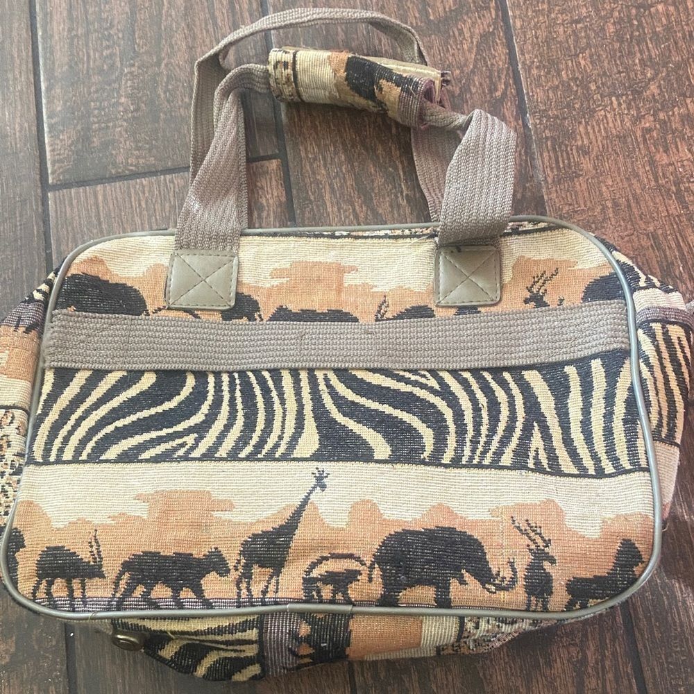 Wildlife Safari Duffel Bag - Brown and Tan